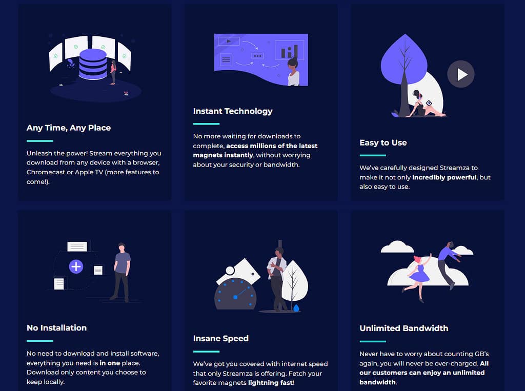 streamza features